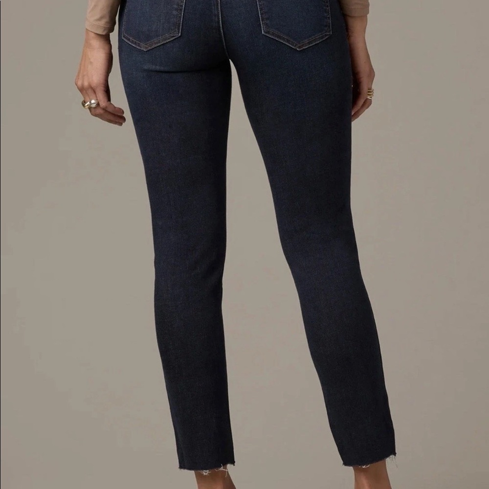 Wit & Wisdom Charlotte Mid Rise Skinny Raw Hem Women’s Jeans Size 0P NWT - Picture 4 of 11